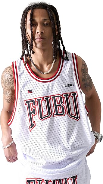 FUBU  バスケットボールタンクトップ　ユニフォーム　ロゴ　刺繍　ワッペン FUBU バスケットボールタンクトップ ユニフォーム ロゴ 刺繍